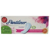 Women's Panty Liners - Scented, 25 CT