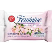 Feminine Cleansing Cloths - Sensitive Skin, 40 Pack