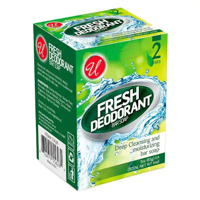 Deodorant Bar Soap - 2 Pack