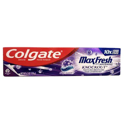Colgate Maxfresh with Whitening Knockout Toothpaste - 6.3 oz