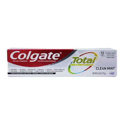 Colgate Total Clean, Mint - 6 oz