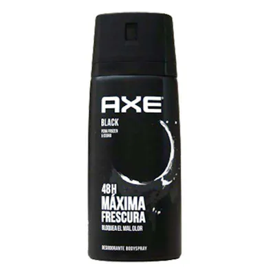 Axe Body Spray, Black - 5.1 oz