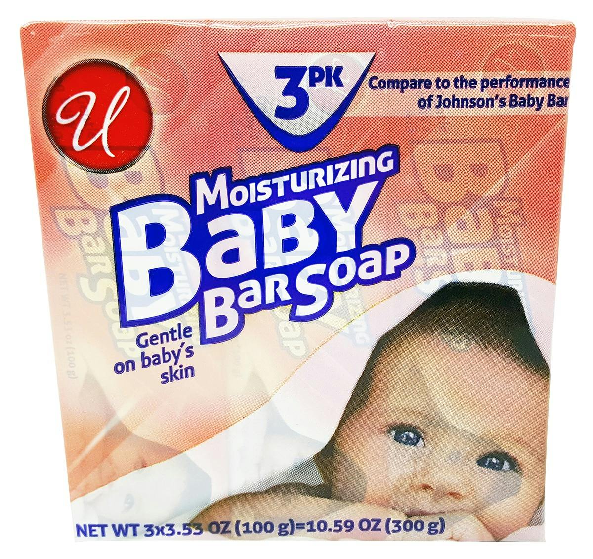 Wholesale Moisturizing Baby Bar Soap Pink (SKU 2290748) DollarDays
