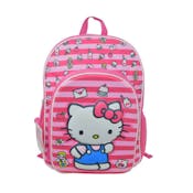Hello Kitty Striped Backpacks - Pink, 16"