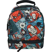 Marvel Print Insulated Drop Bottom Lunch Bags