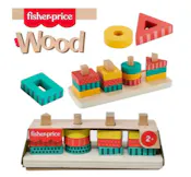 Fisher-Price Wooden Shape Stackers