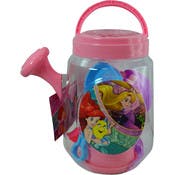 Princess Clear Beach Watering Cans - 6 Pieces