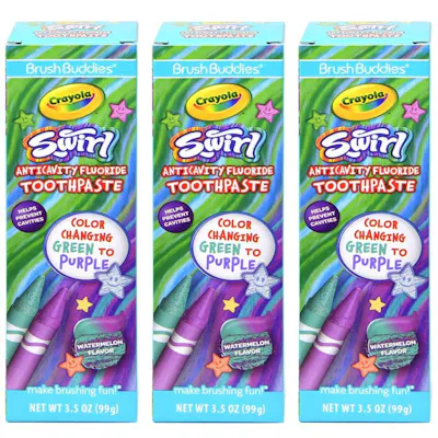 Crayola Swirl Fluoride Toothpaste - 3.5 oz