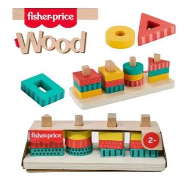 Fisher-Price Wooden Shape Stackers