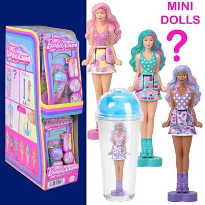 Mini BarbieLand Pop Reveal Dolls - Assorted