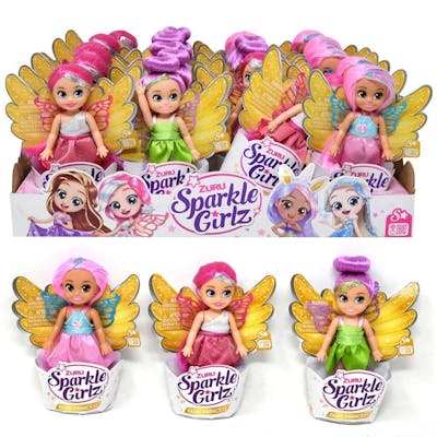 Zuru Sparkle Girlz Fairy Cupcake Dolls, Assorted - 4.5"