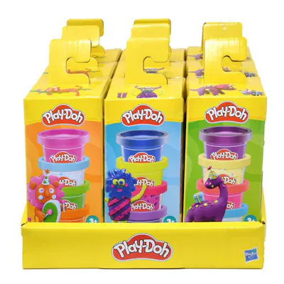 Play-Doh Mini Color 4-Pack, Assorted