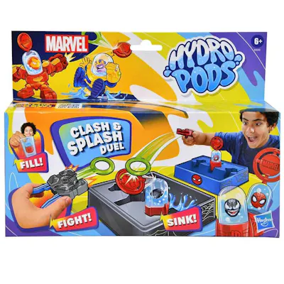 Hydro Pods Marvel Clash &amp; Splash Duel Game