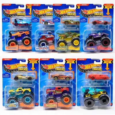 Hot Wheels Monster Truck and Die Cast Car - Assorted