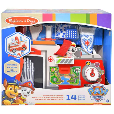 Melissa &amp; Doug, Paw Patrol Marshall's Wooden Rescue Caddy