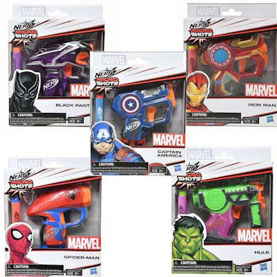 Nerf Marvel Mircoshots - Assorted