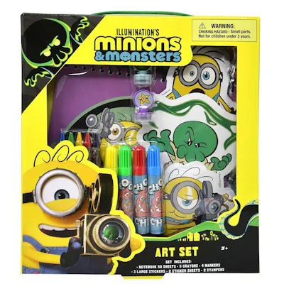 Minions &amp; Monsters Art Set, 8.75" x 2" x 10"