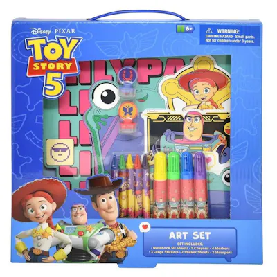 Toy Story 5 Art Set, 10" x 1.2" x 10"