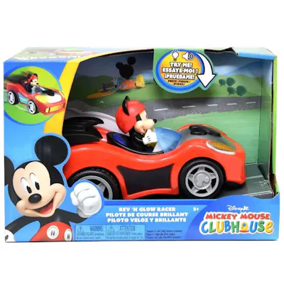 Mickey Mouse Clubhouse Rev' N Glow Vehicle, 6.75"