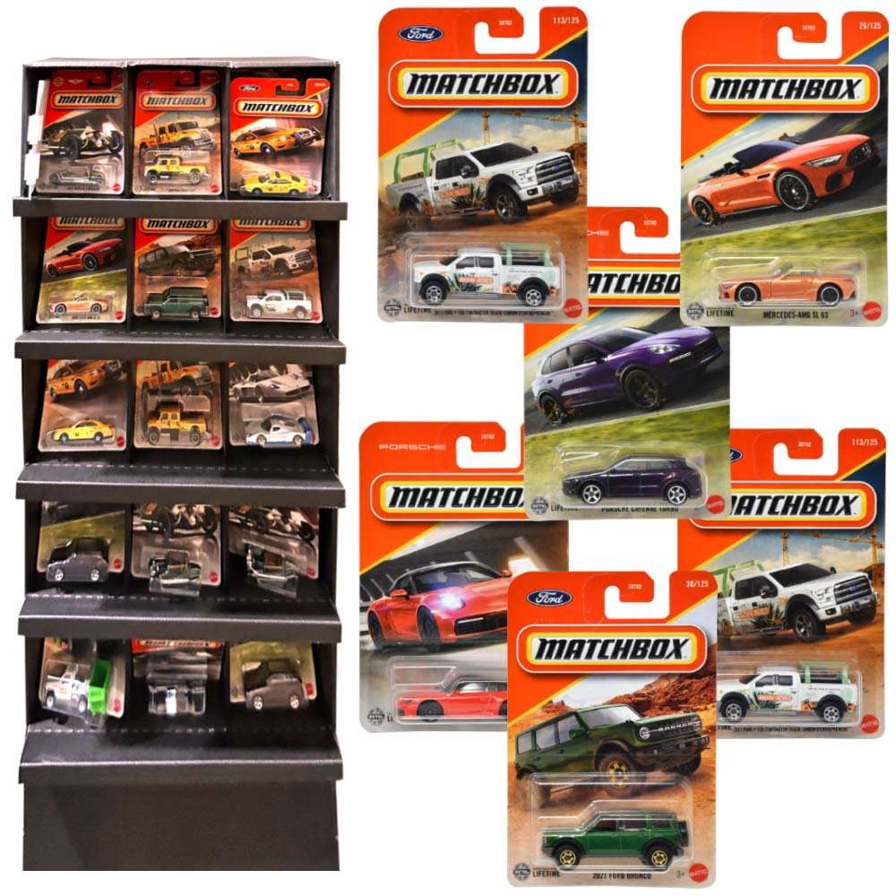 Matchbox Die Cast Car Pack, 1:64 Scale - Assorted