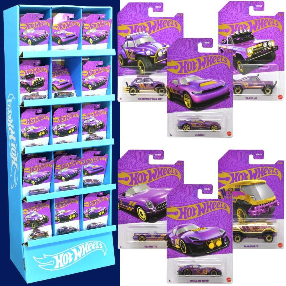 Hot Wheels Two-Toned Die Cast Car, 1:64 Scale - Assorted