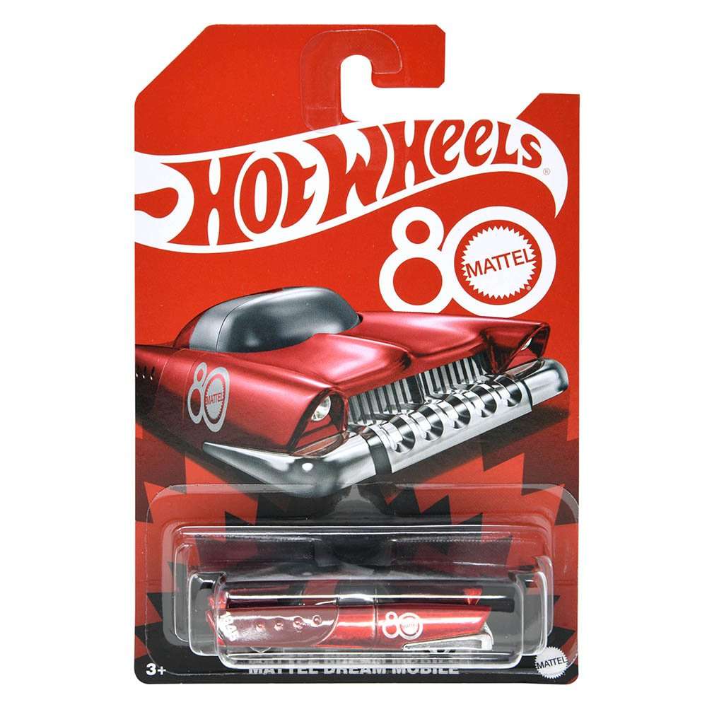 Mattel Hot Wheels 80th Anniversary Die Cast Car, 1:64 Scale