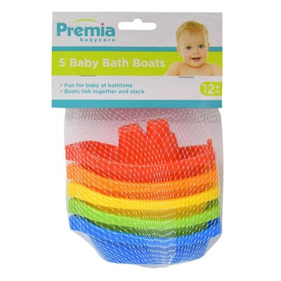 Premia Baby Bath Boats, 5 Piece