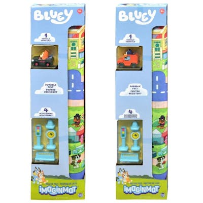 Bluey Imaginmat with Car and Accessories, 23.5" x 30.5"