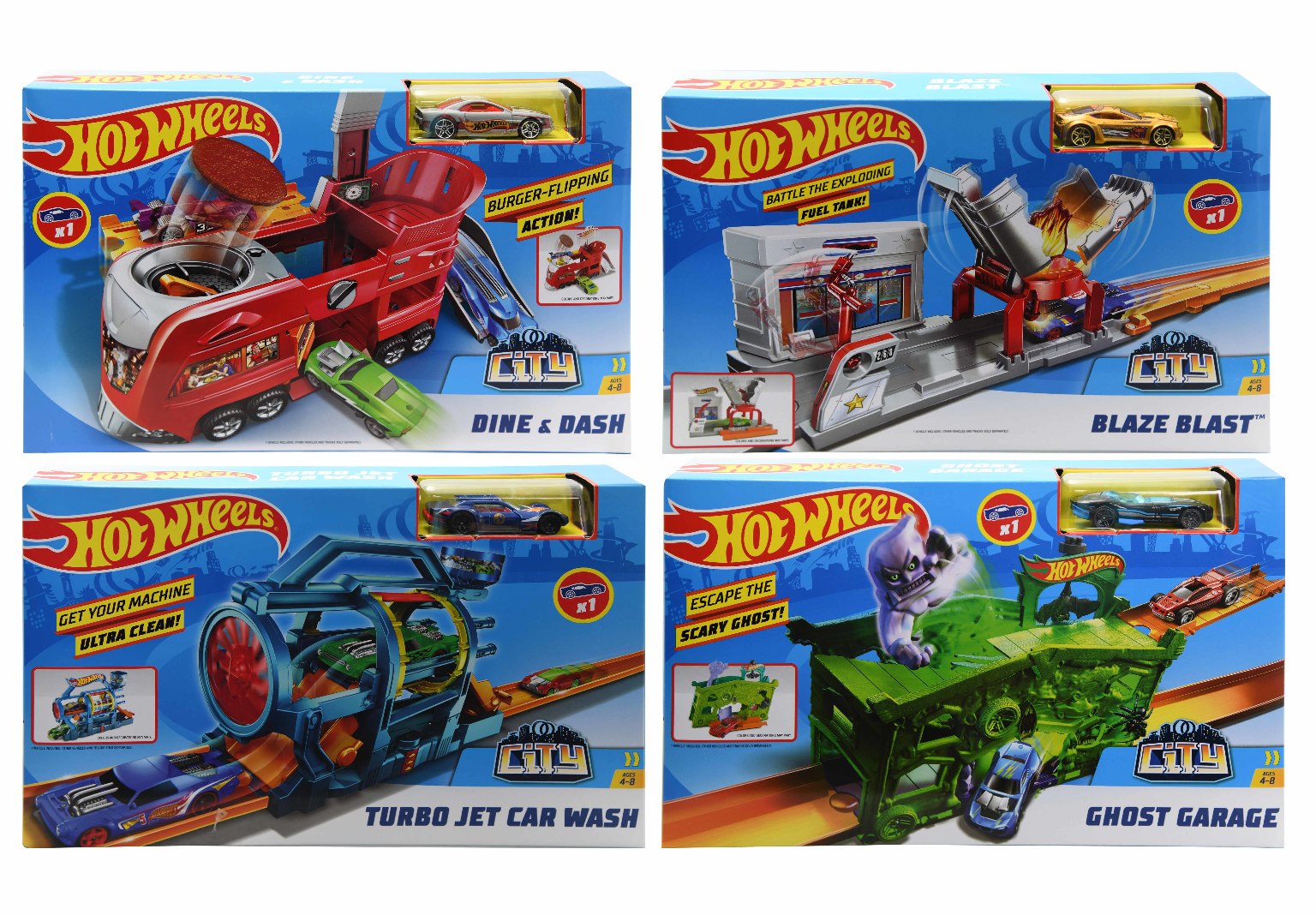 hot wheels fold out playset