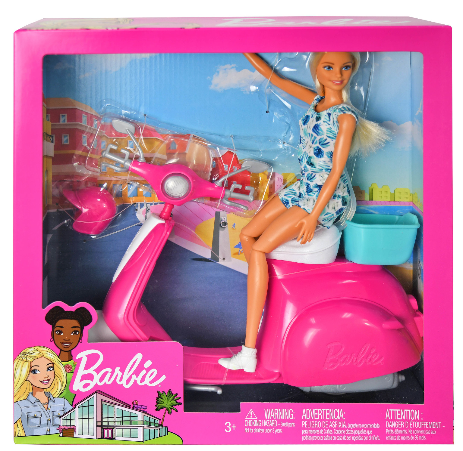 barbie scooter game