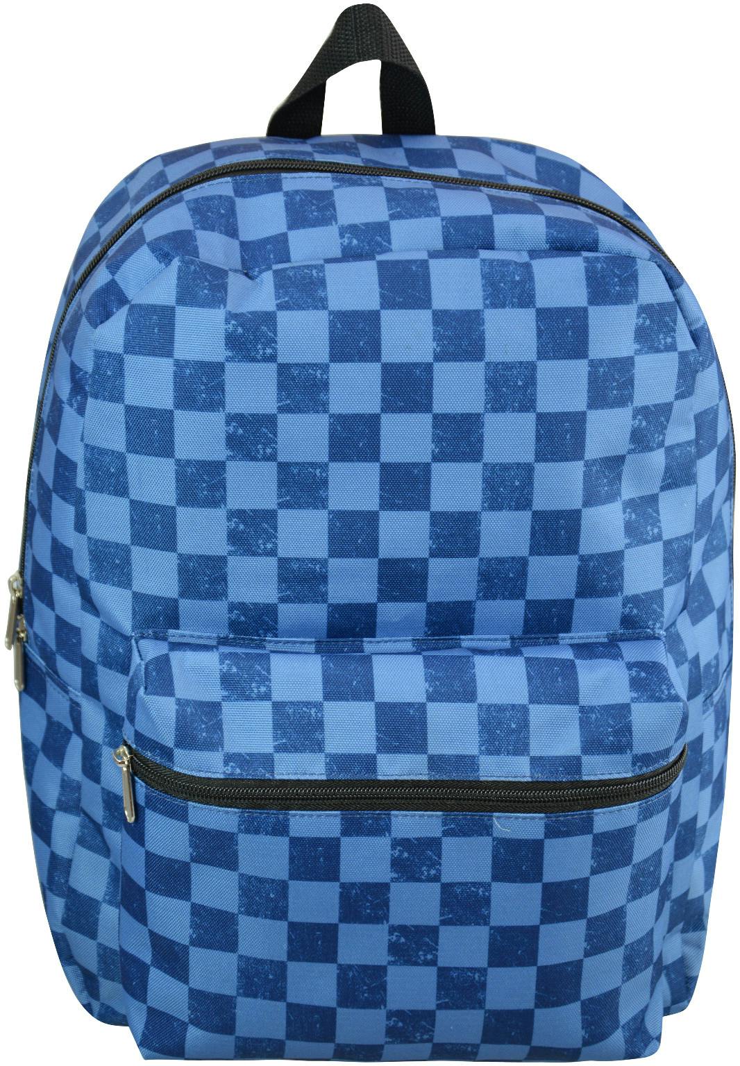 Wholesale Checkered 16" Backpack (SKU 2290927) DollarDays