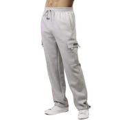 Knocker Men's Fleece Cargo Pants - XS, Heather Gray