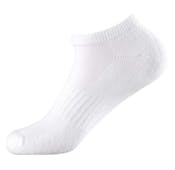 Men's Half Cushioned No Show Socks, 9-11, White