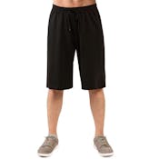 Men's Terry Shorts - Black, Size Medium