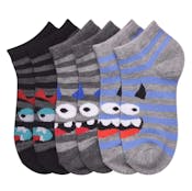 Boy's Low-Cut Socks - Size 6-8, Assorted Colors