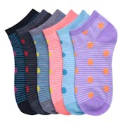 Girls Low Cut Socks - Size 00-12, Assorted Colors