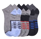 Boy's Low-Cut Socks - Size 4-6, Assorted Colors