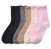 Girl's Crew Socks - Size 2-3, Assorted Colors