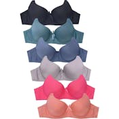 Women's Jacquard Bras - Assorted, Size 34-40C