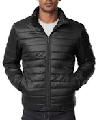 Men's Lightweight Puffer Jackets - 3XL, Black