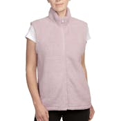 Women's Sherpa Vests, Pink, Large