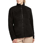 Women's Sherpa Jackets, Black, Small