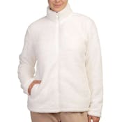 Women's Sherpa Jackets, Ivory, XL
