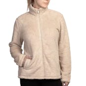 Sofra Ladies' Sherpa Jackets, Sand, XL