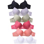 Women's Full Coverage Lace Bras - 34C-40C, 6 Colors
