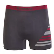 Men's Seamless Boxer Briefs - 5 Solid Colors, Contrast Stripes