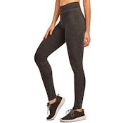 Women's Cotton Leggings - Large, Charcoal Gray