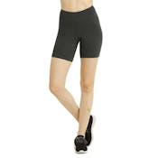 Women's 15" Out Seam Cotton Shorts - Large, Charcoal Gray