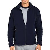 Men's Polar Fleece Jackets - Small, Navy