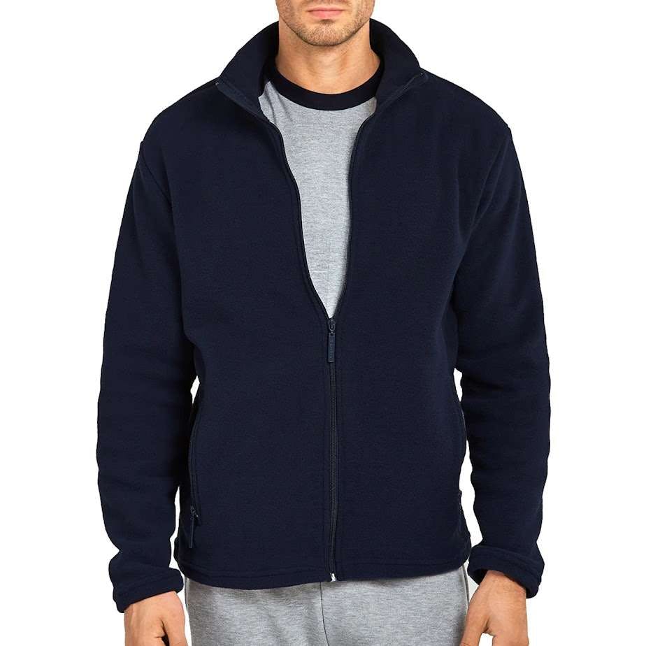 Men's Polar Fleece Jackets - XL, Navy